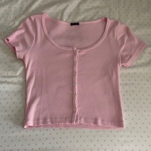 Brandy Melville Light Pink Zelly Top